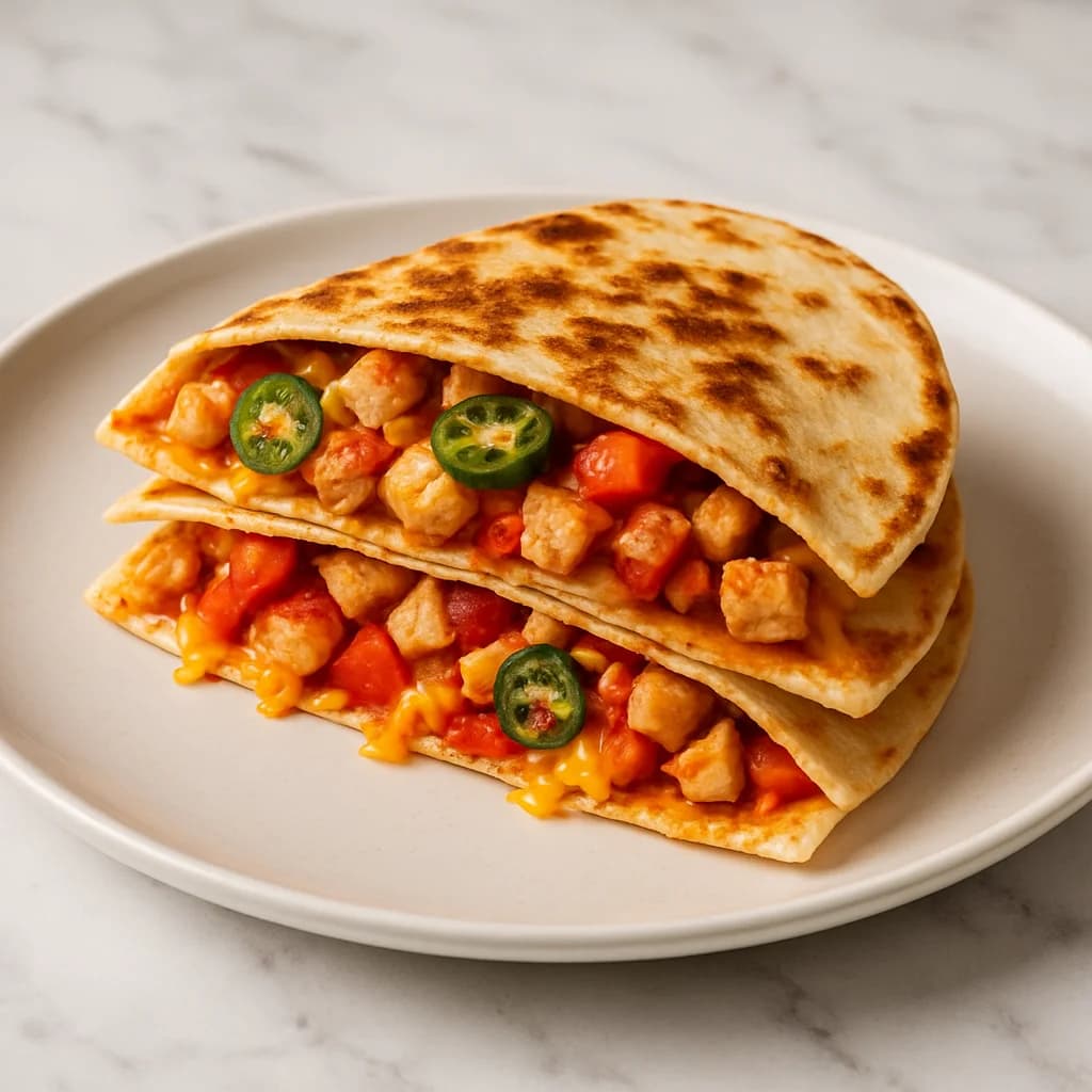 Smoky Jalapeño Breakfast Quesadilla recipe