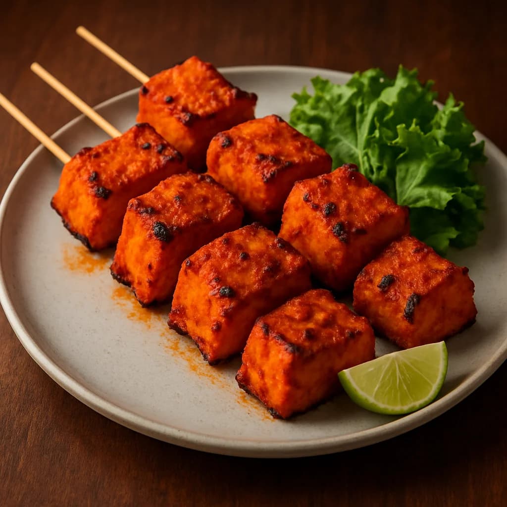 Smoky Tandoori Fish Kebabs recipe