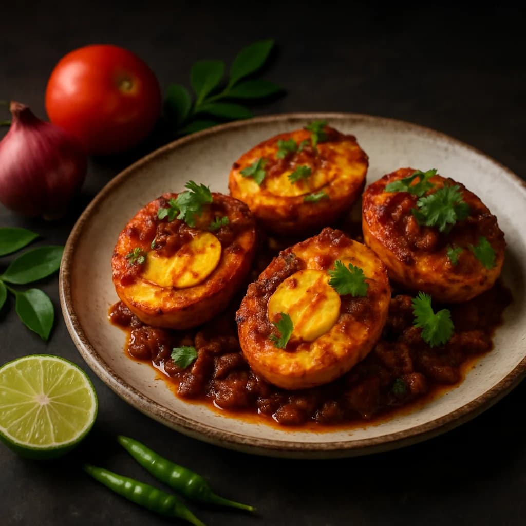 South Indian Masala Egg Fry recipe