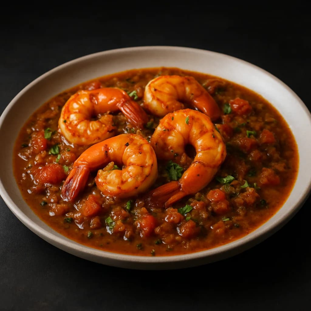 Southern Style Prawn Gumbo Lunch Pot recipe