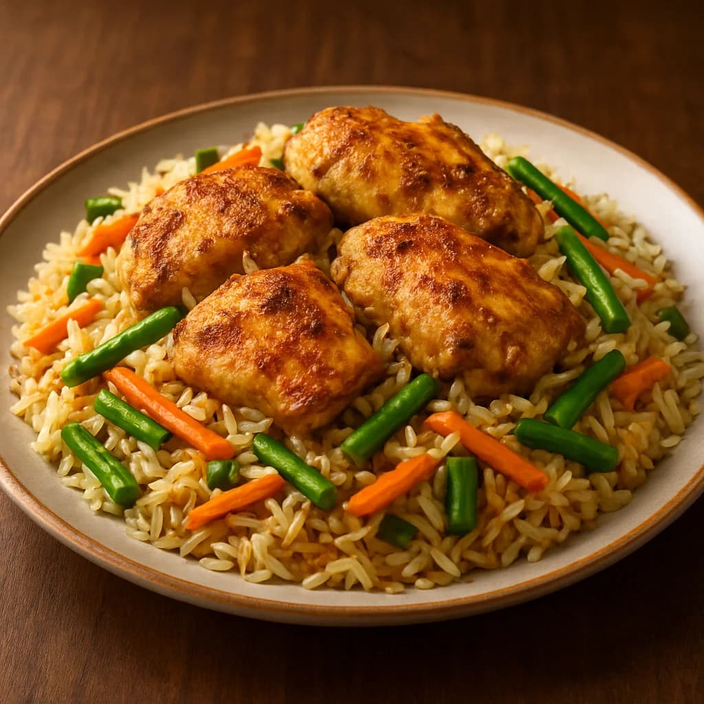 Aromatic Harvest Chicken Pulao recipe