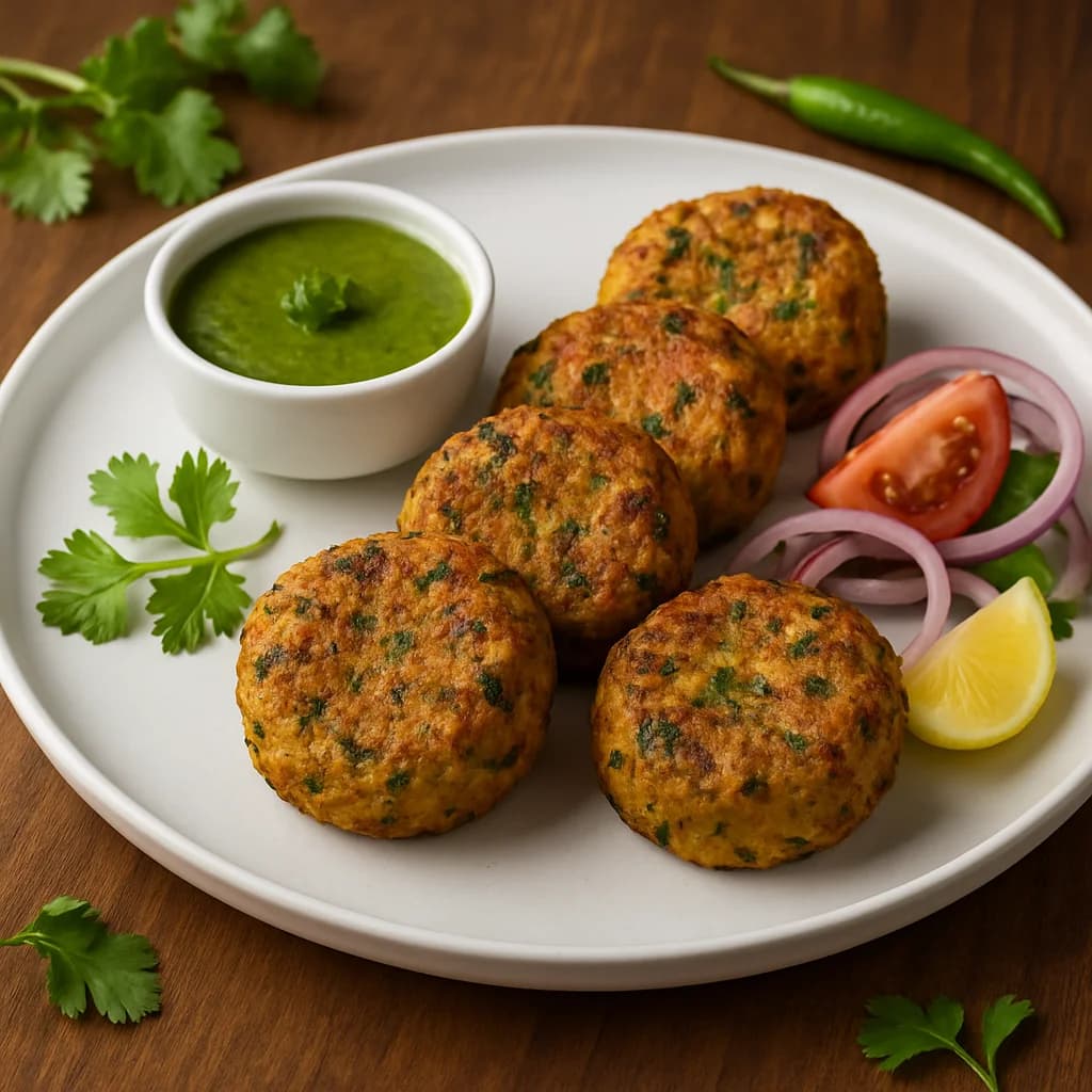Spiced Moong Dal Tikka recipe