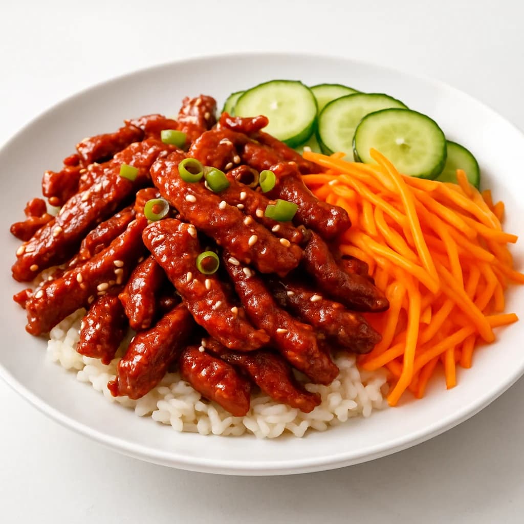 Spicy Korean BBQ Beef Bowls recipe