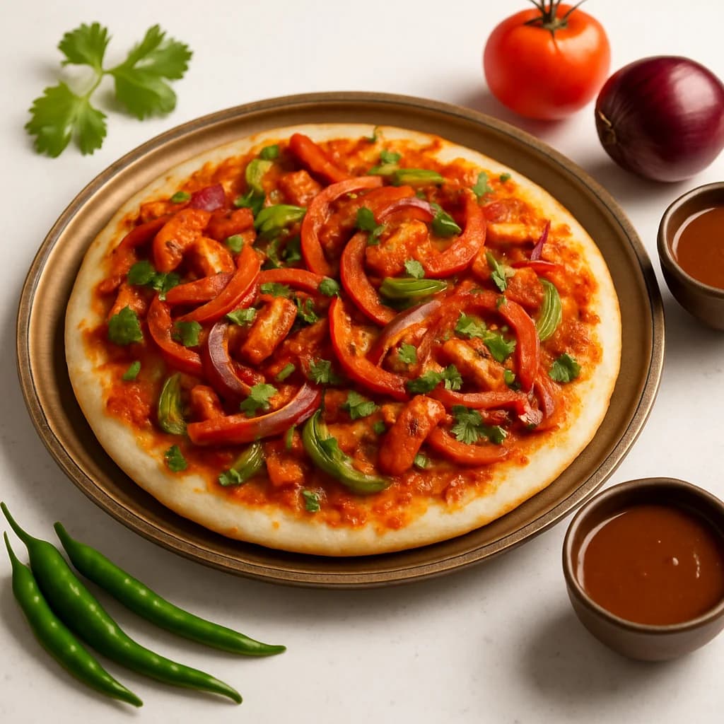 Tandoori Veggie Uttapam recipe