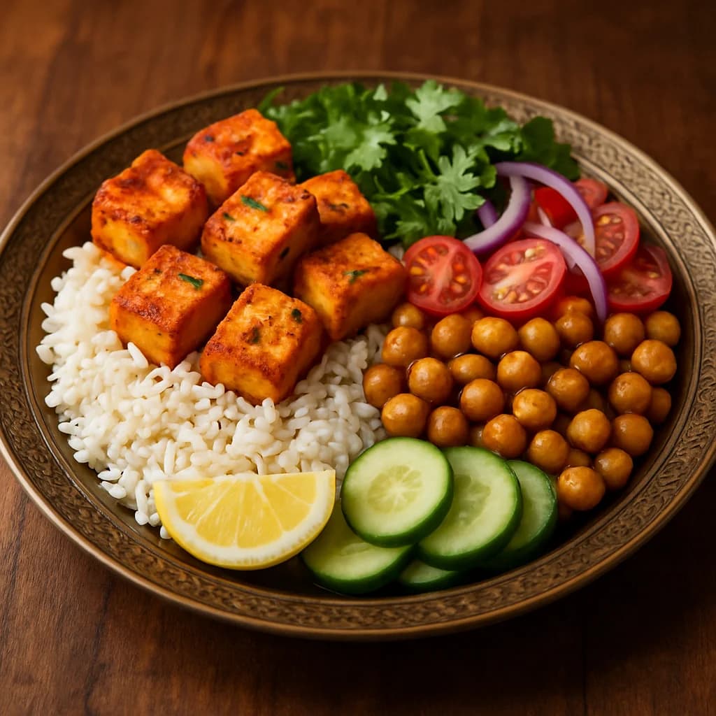 Tangy Punjabi Paneer Protein Bowl recipe