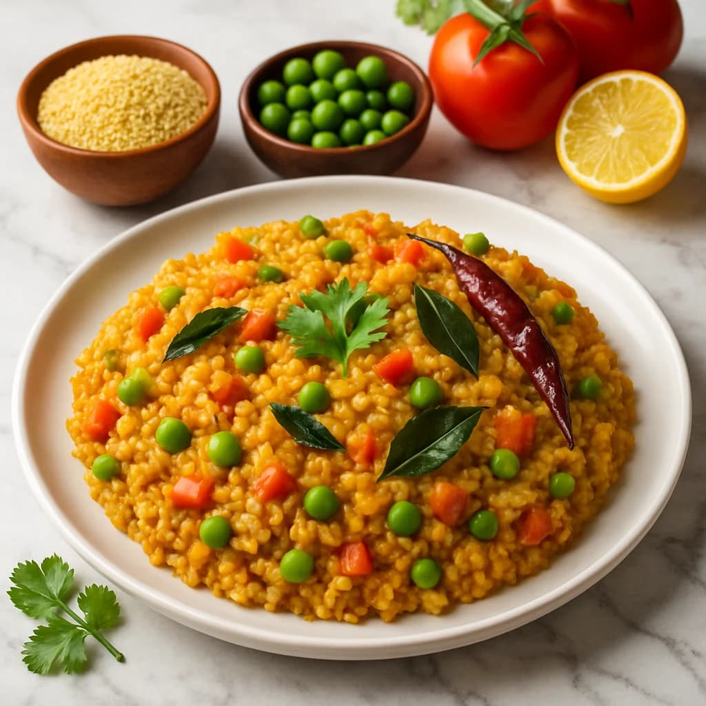 Tangy South Indian Millet Khichdi recipe
