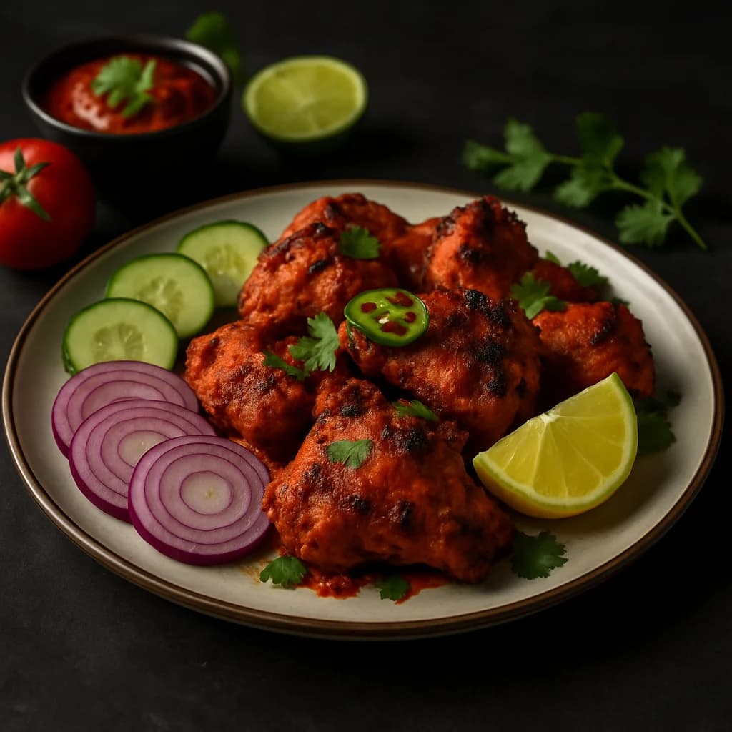 Tangy Tawa Chicken Breakfast Fry recipe