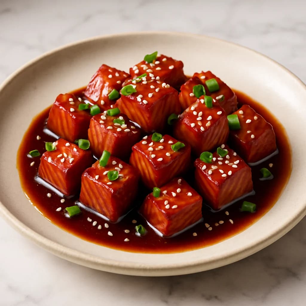 Teriyaki Tuna Protein Bites recipe