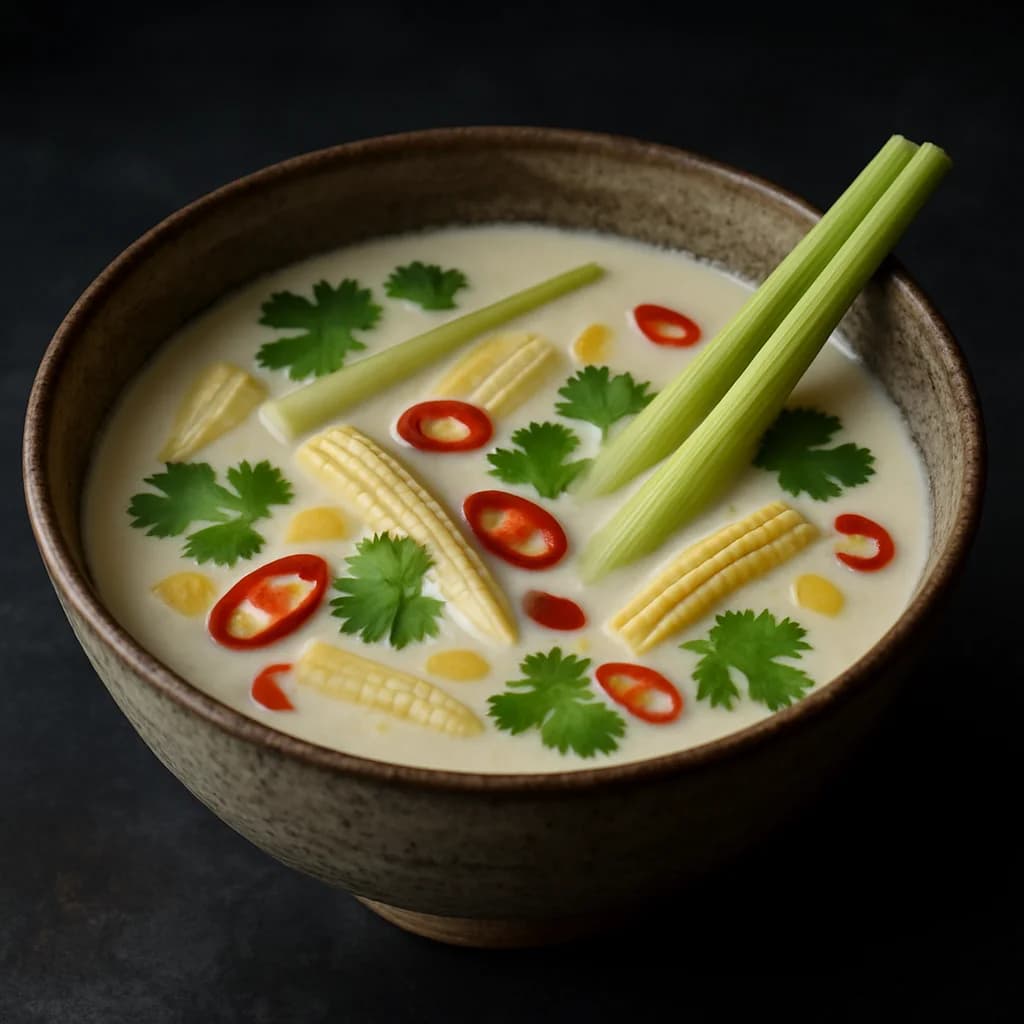 Thai Lemongrass Coconut Soup recipe