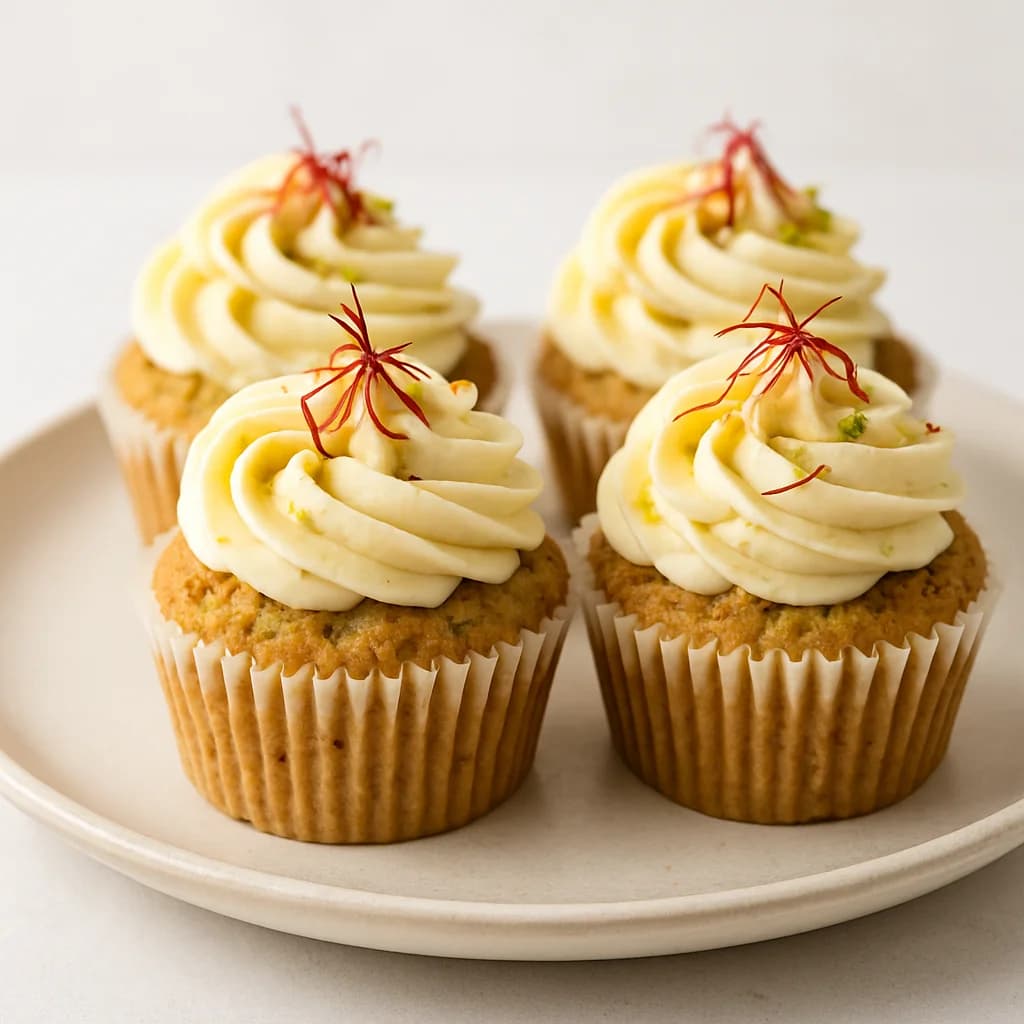Thandai Cupcakes recipe