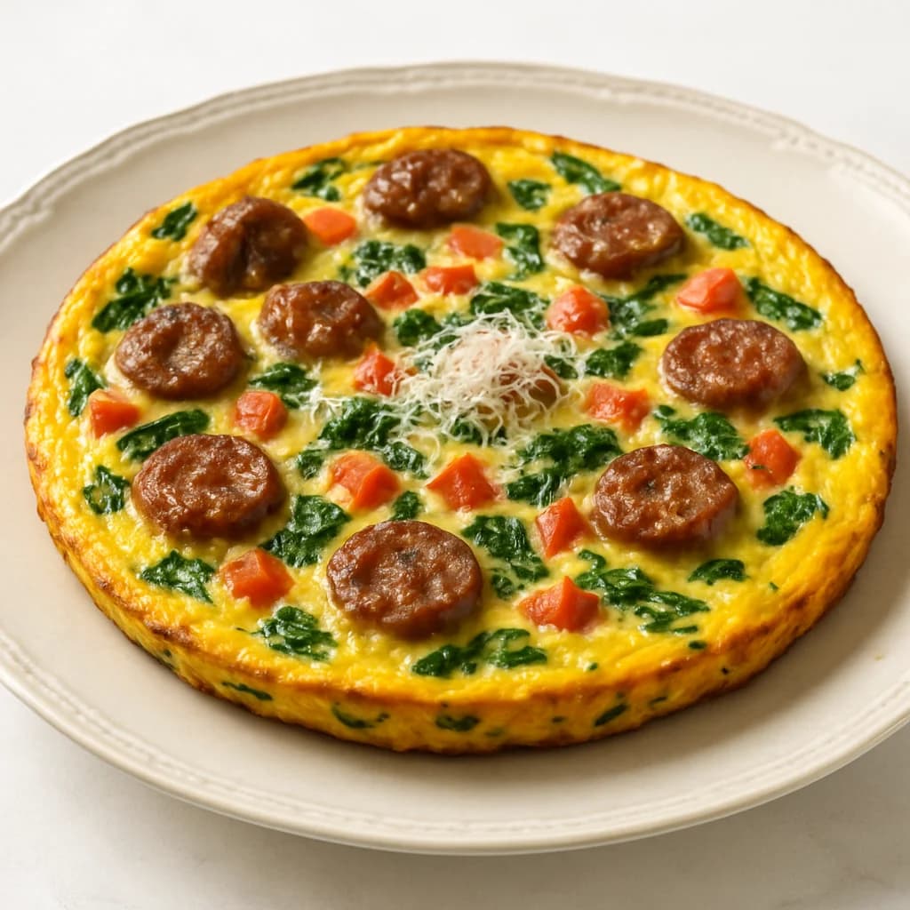 Tuscan Sausage and Egg Frittata recipe