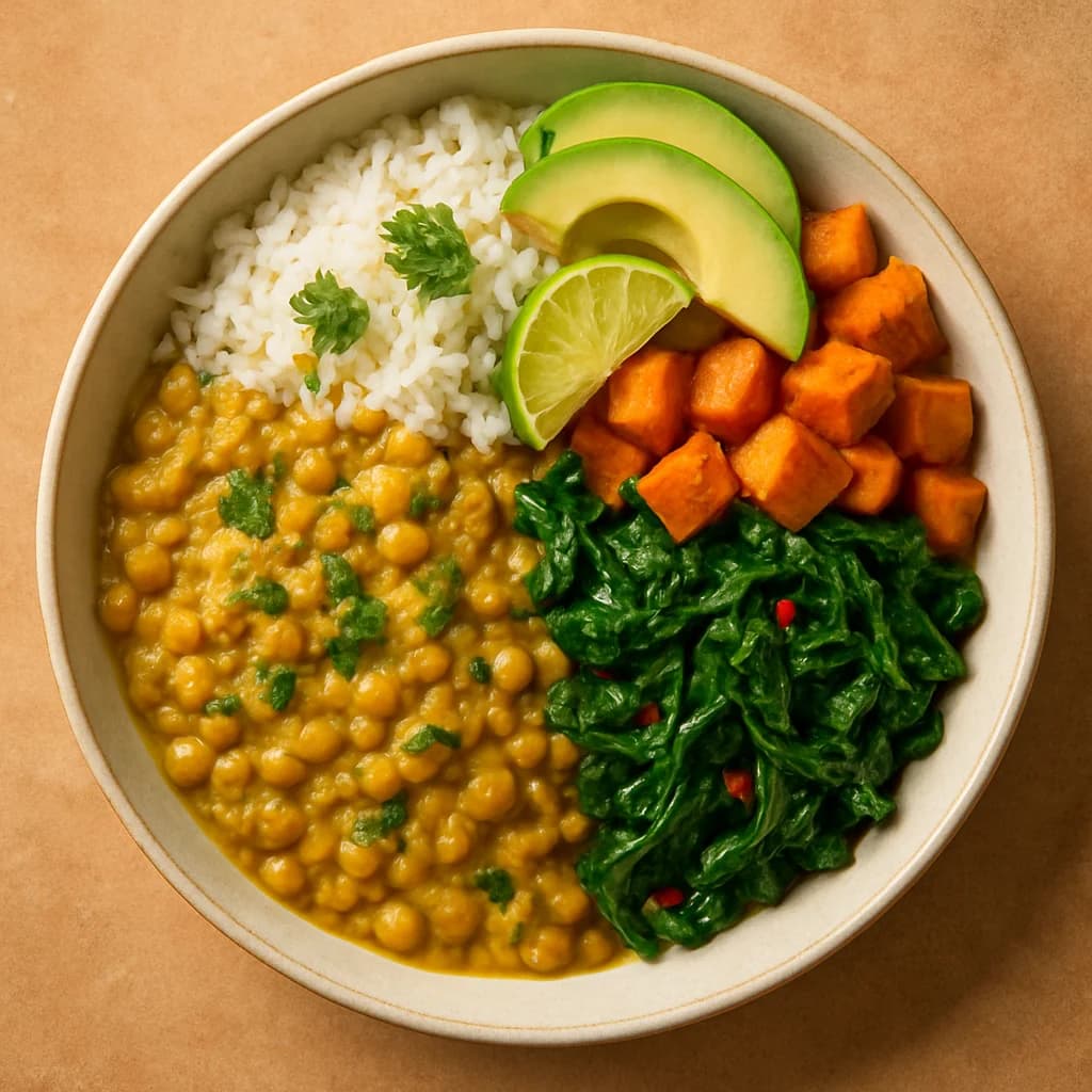 Caribbean Coconut Lentil Bowl recipe