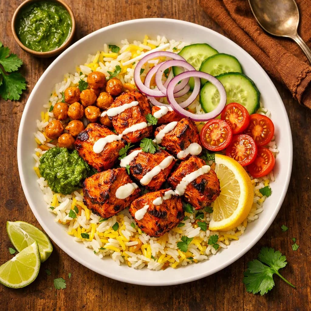 Chicken Tikka Rice Bowl recipe
