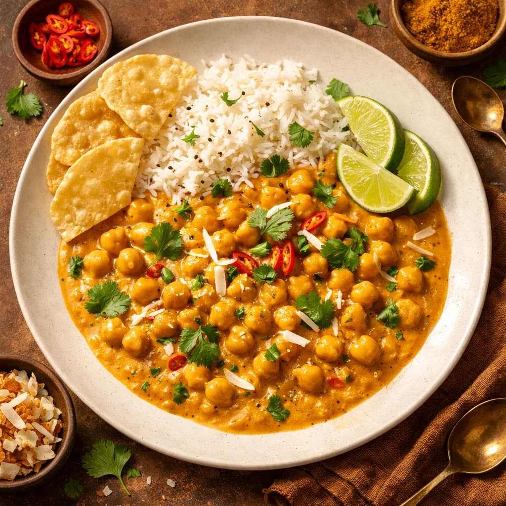 Creamy Chickpea and Coconut Curry recipe