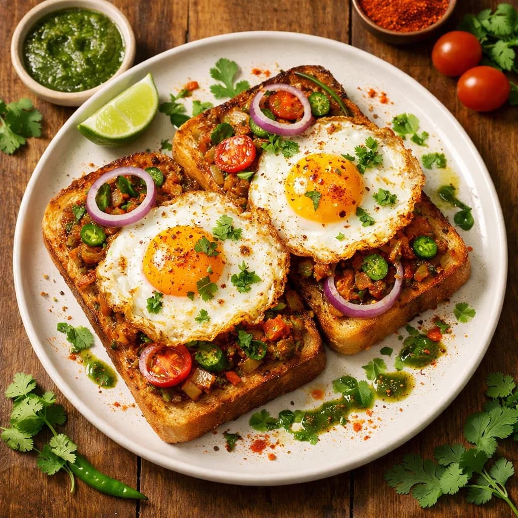 Crispy Egg Masala Toast recipe