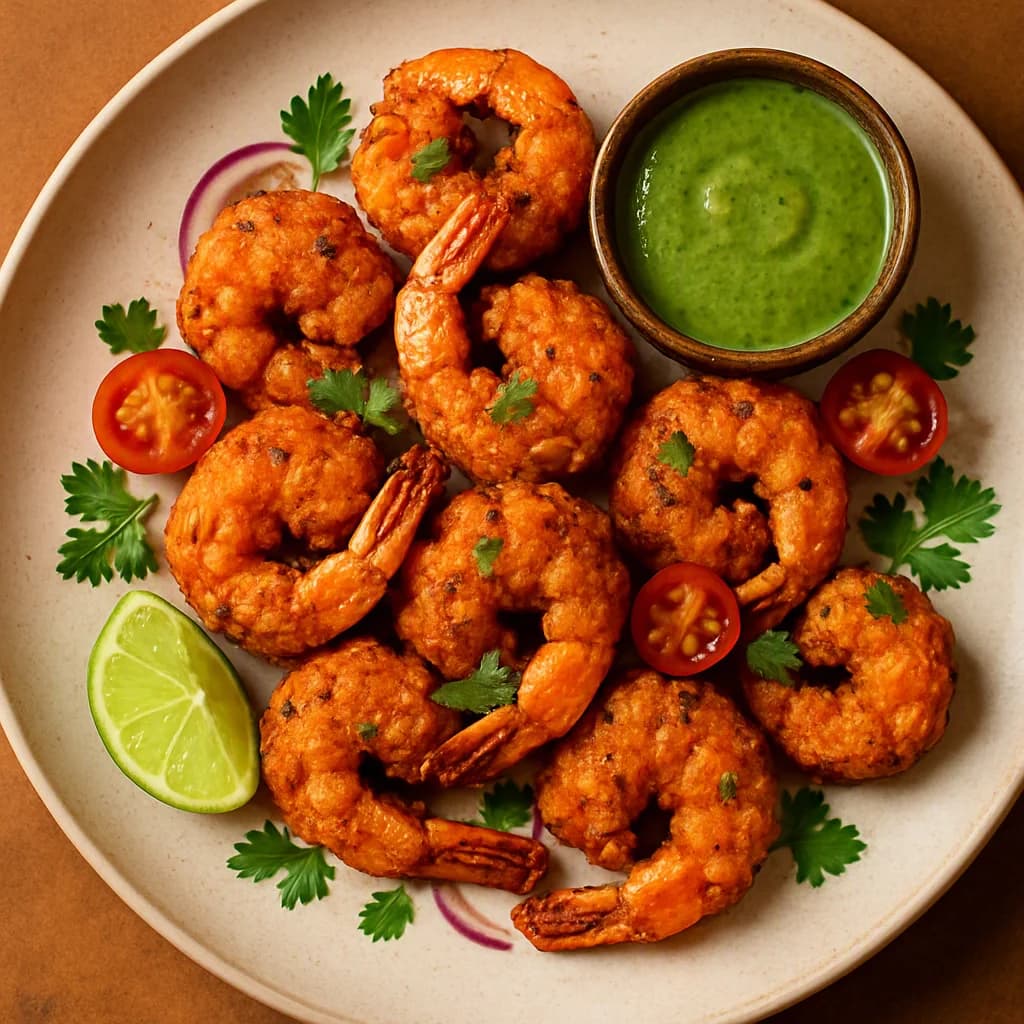 Crispy Prawn Masala Bites recipe