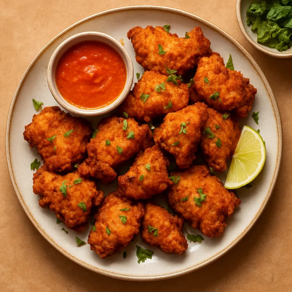 Crispy Spiced Fish Pakoras recipe
