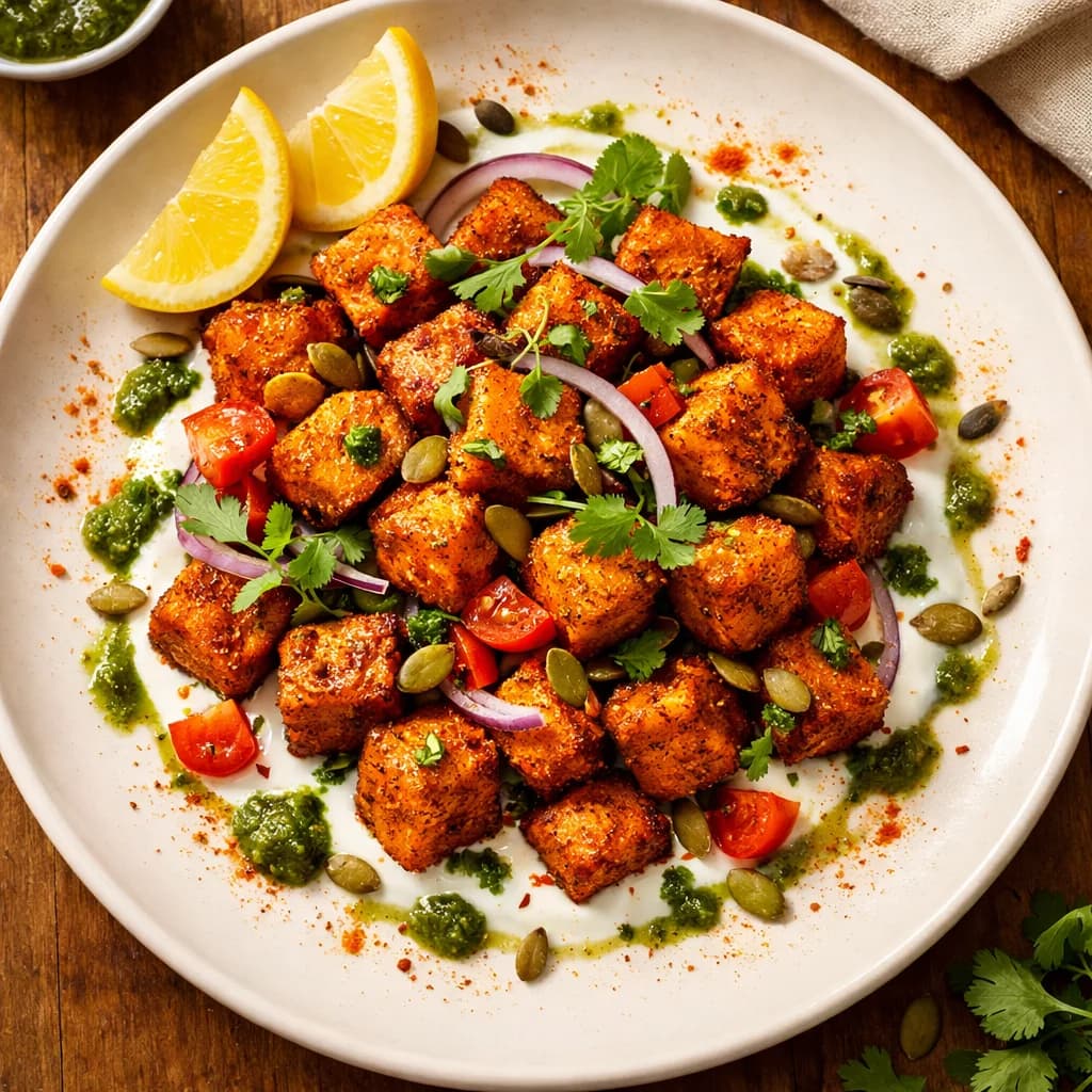Crispy Spiced Sweet Potato Bites recipe