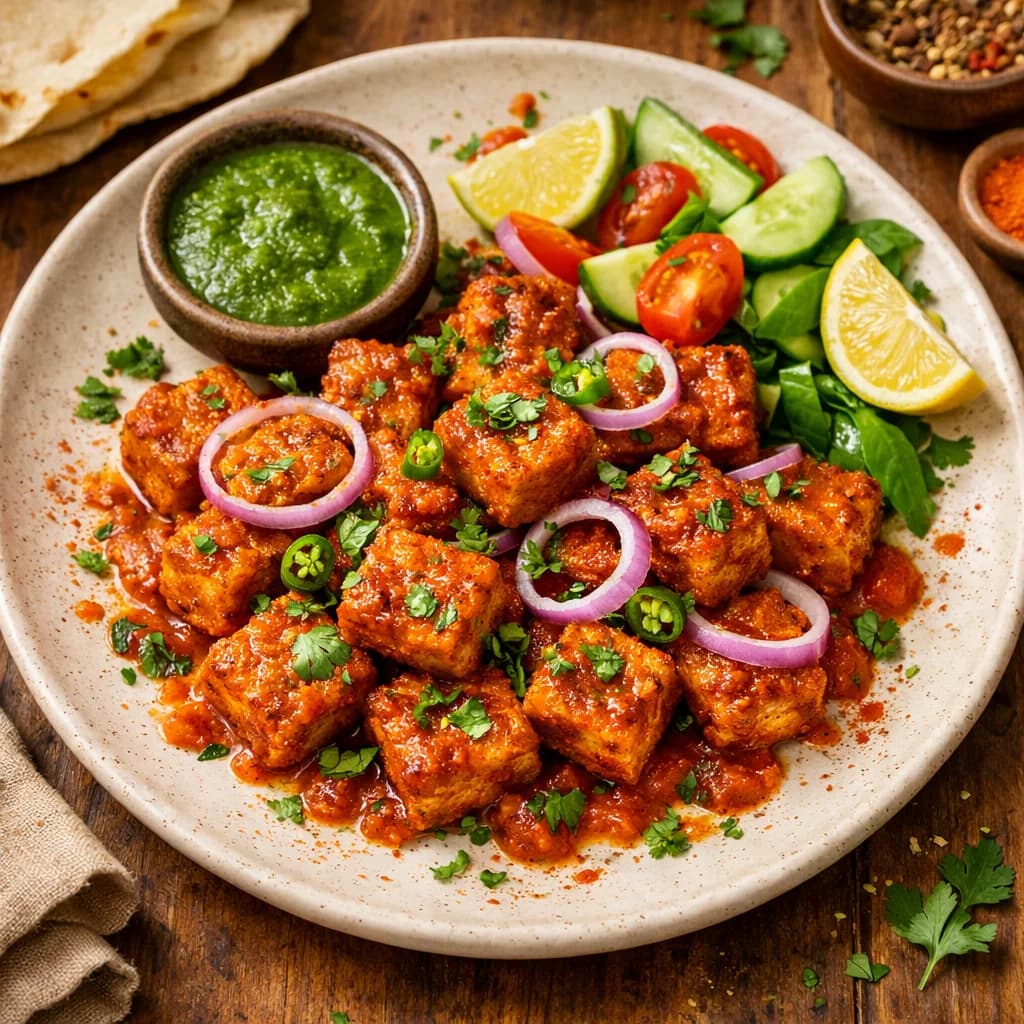 Crispy Tofu Masala Bites recipe