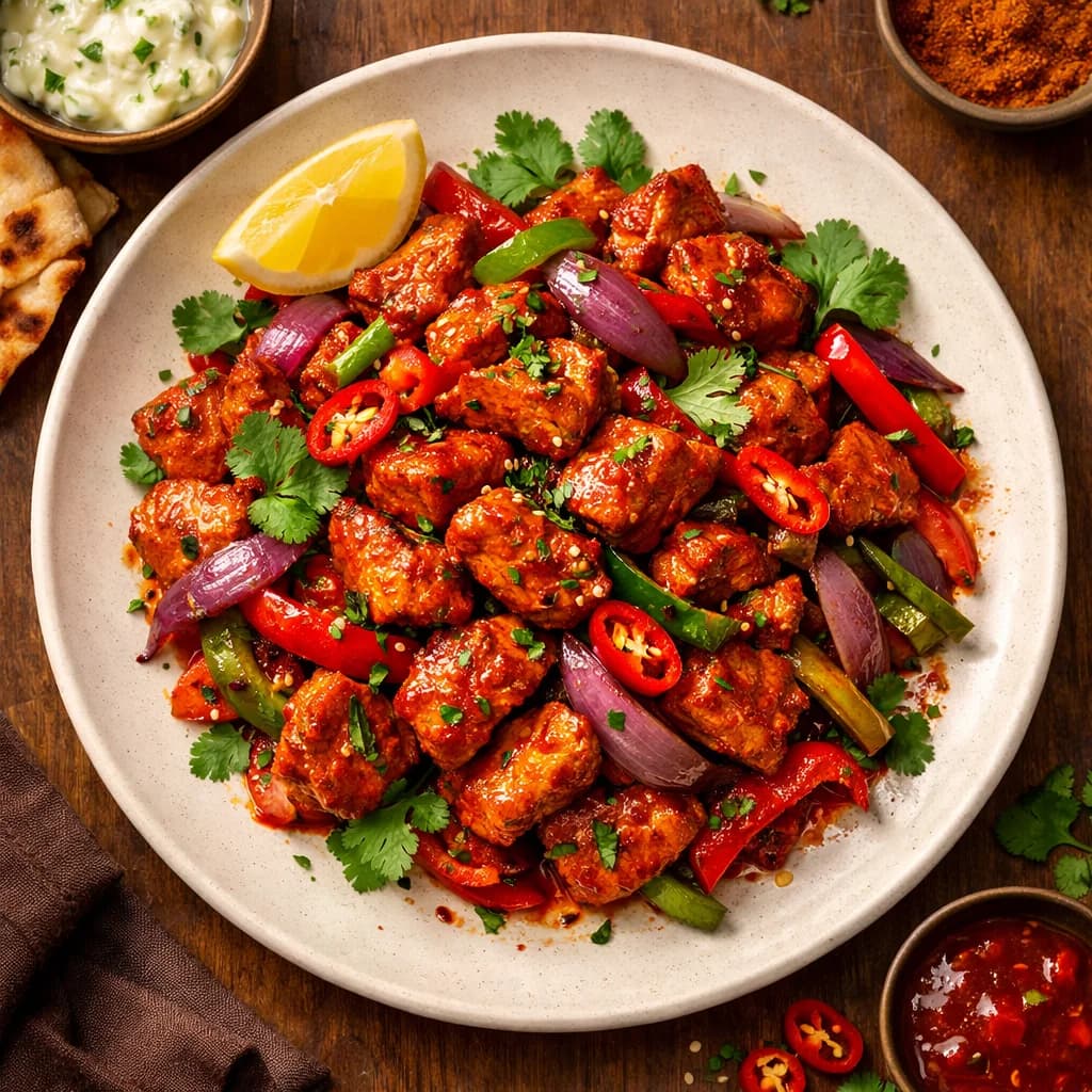 Fiery Tandoori Turkey Stir Fry recipe