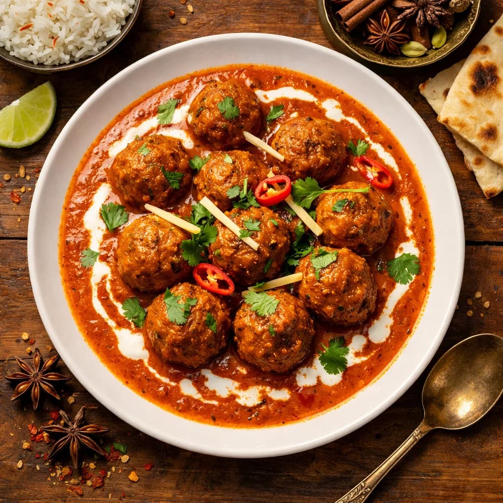 Flavorful Mutton Kofta Curry recipe