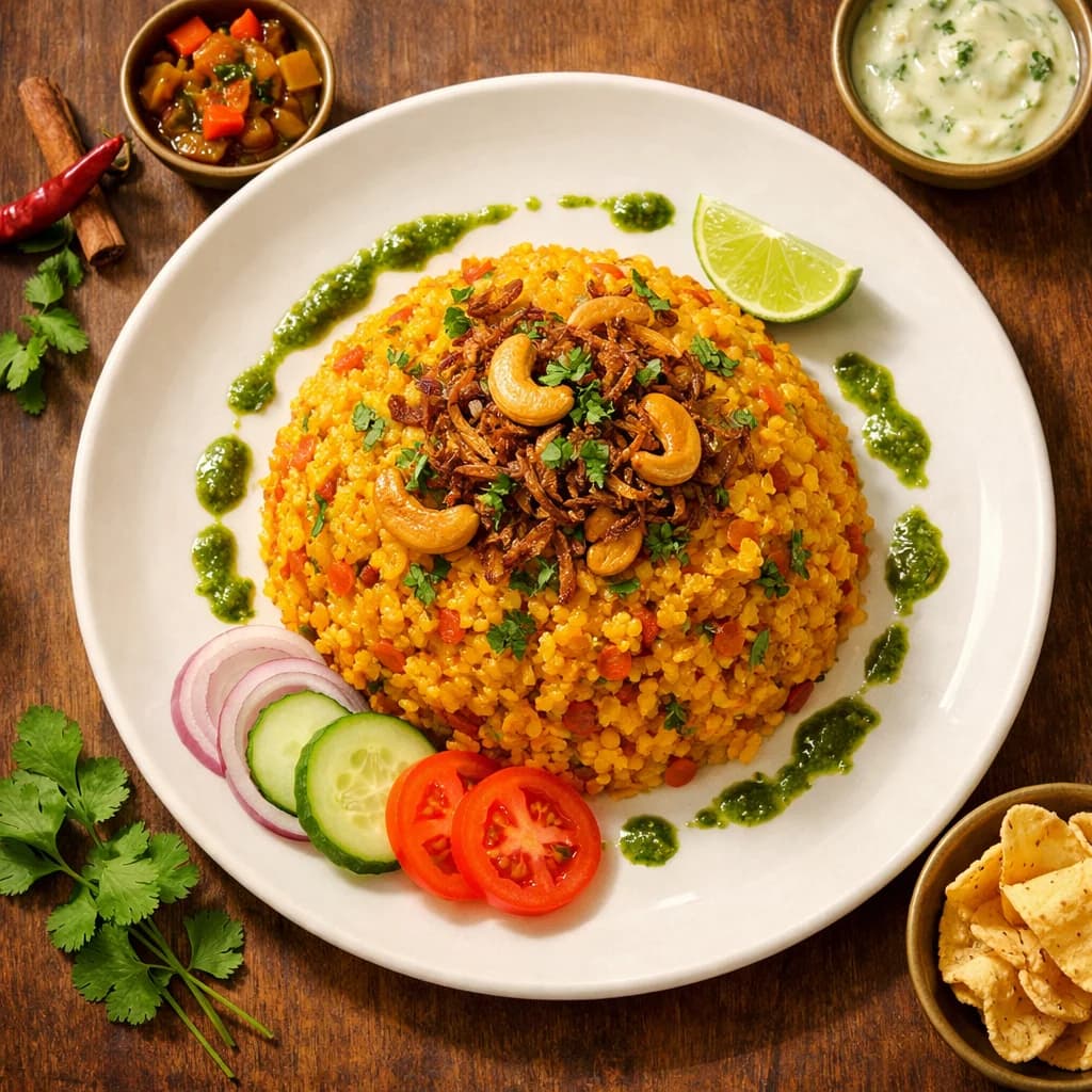 Fragrant Masoor Dal Khichdi recipe