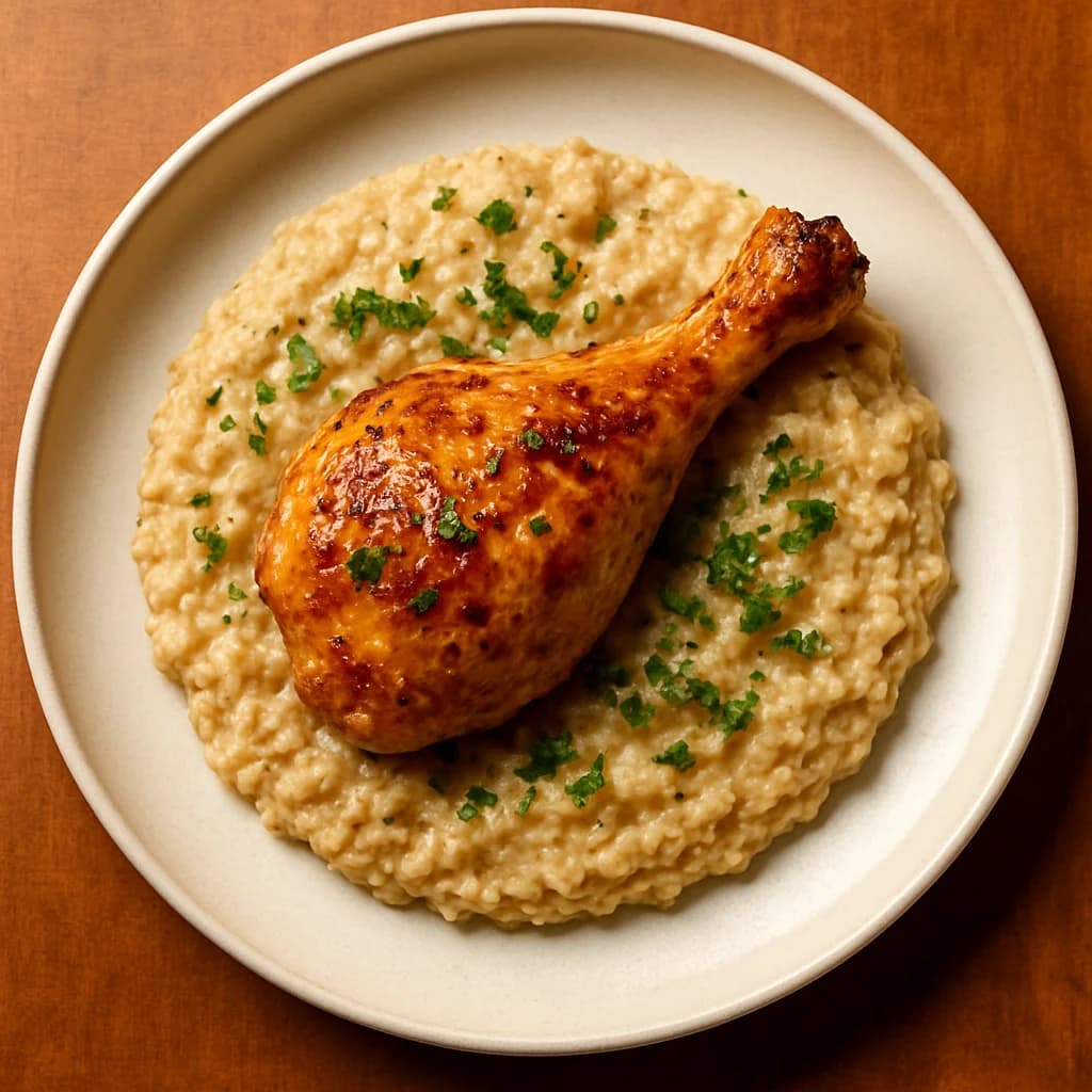 Golden Chicken and Oat Porridge recipe