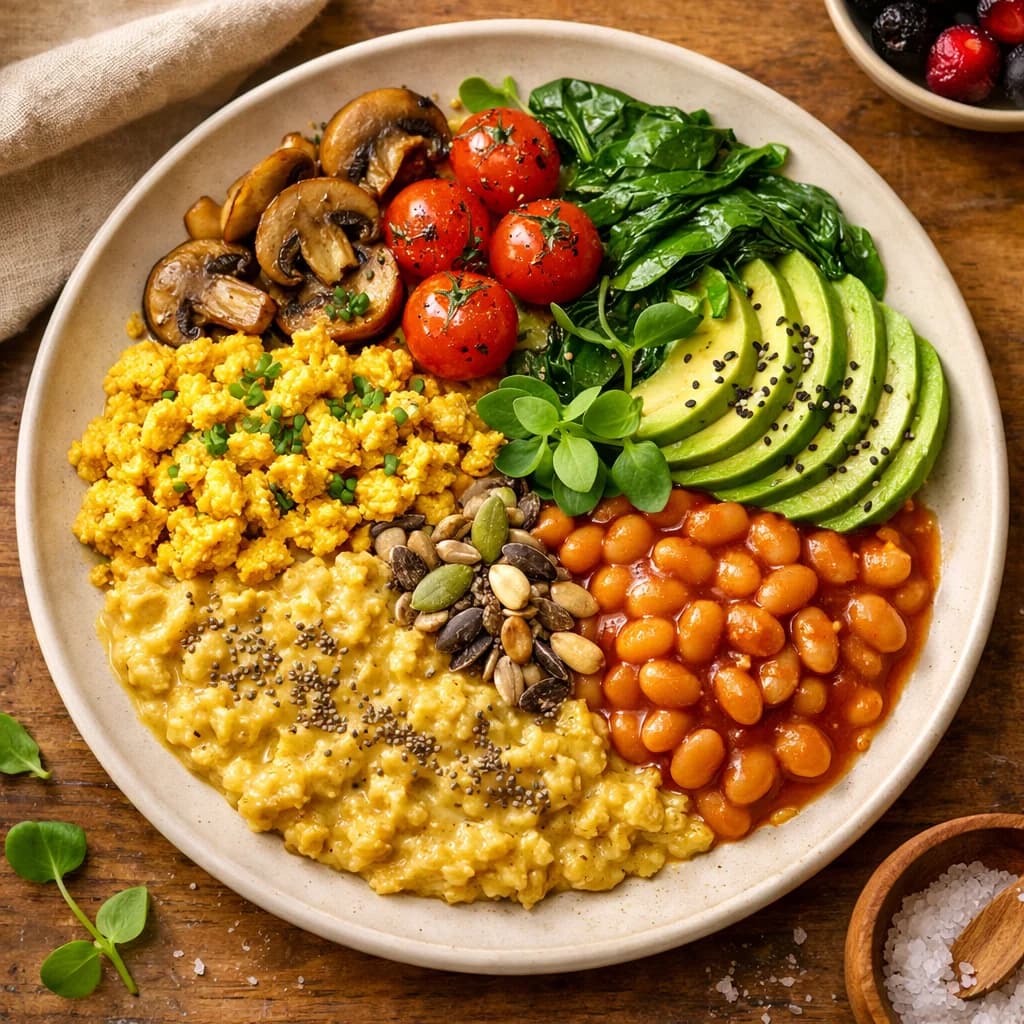 Golden Oat and Protein Breakfast Bowls recipe
