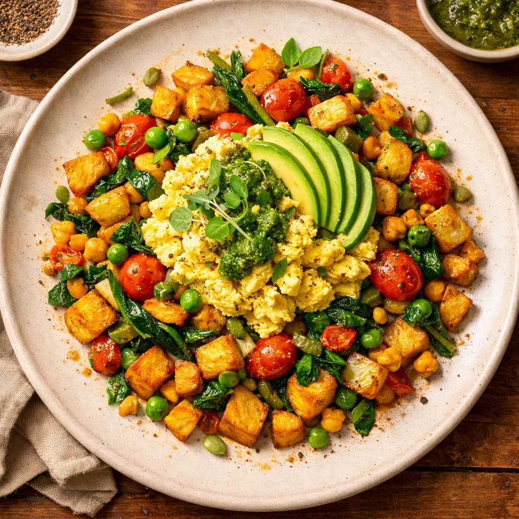Golden Protein Vegetable Hash recipe