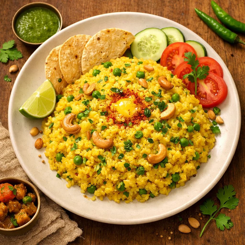 Gujarati Moong Dal Khichdi recipe