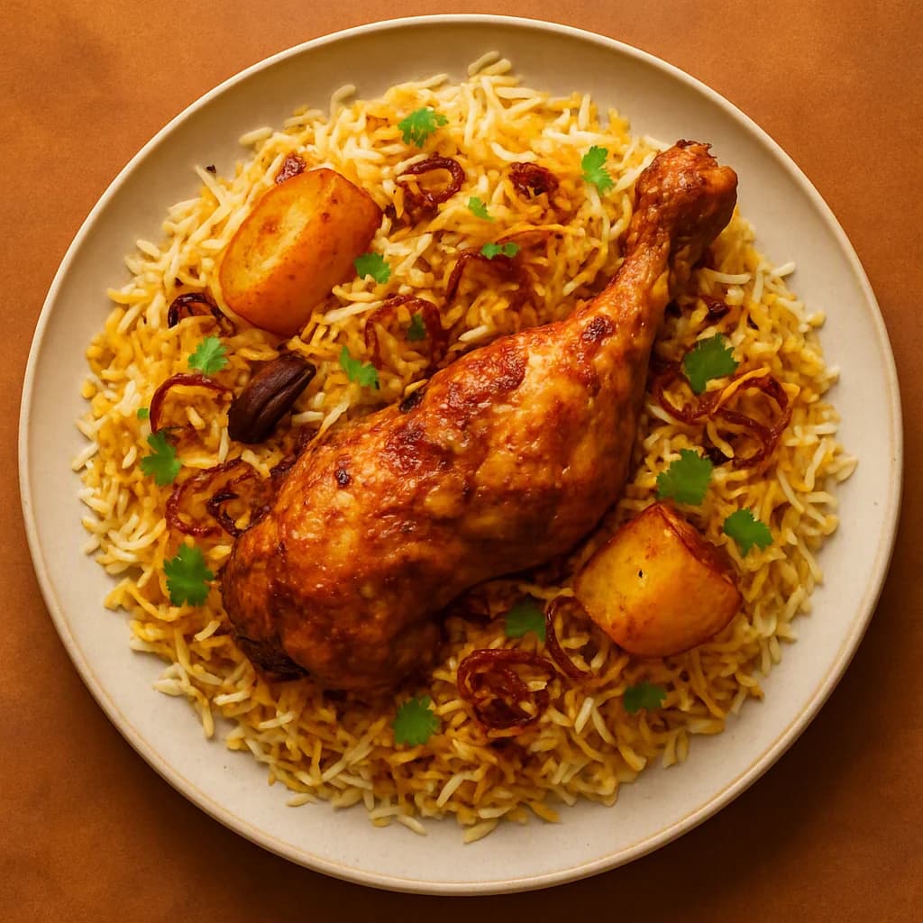 Kolkata Style Chicken Biryani recipe