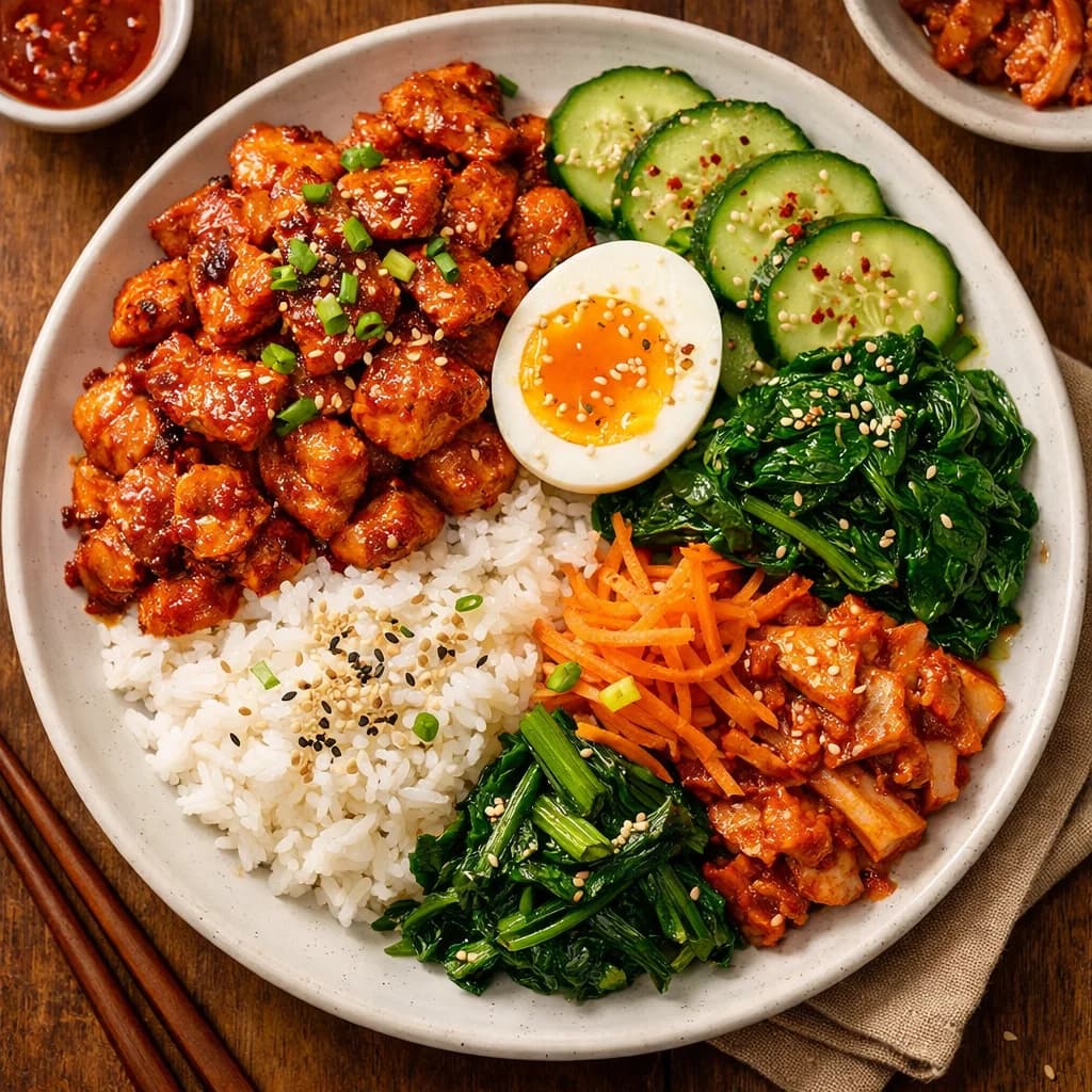Korean Spicy Chicken Bulgogi Bowl recipe