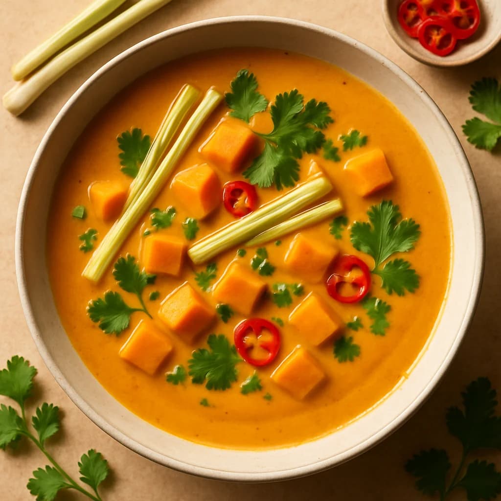Lemongrass Sweet Potato Soup recipe