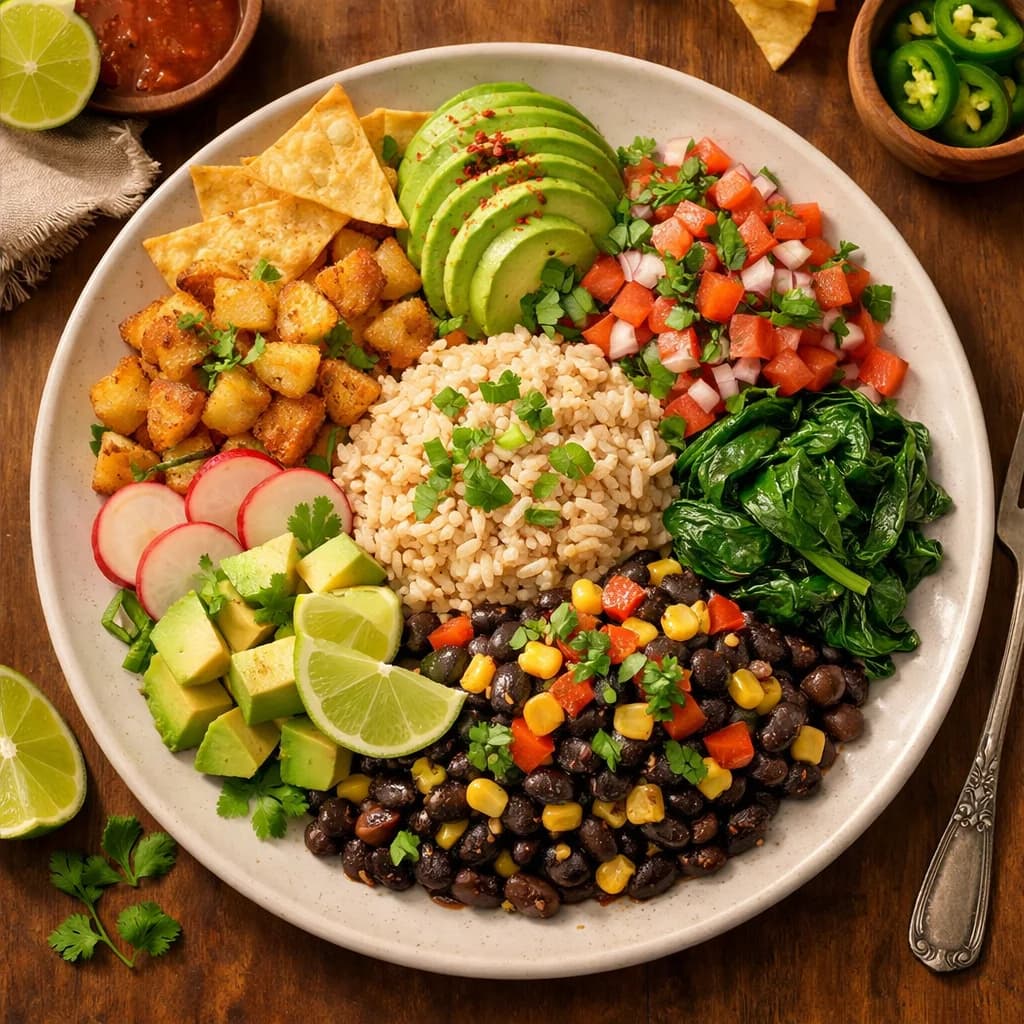 Mexican Black Bean Breakfast Bowl recipe