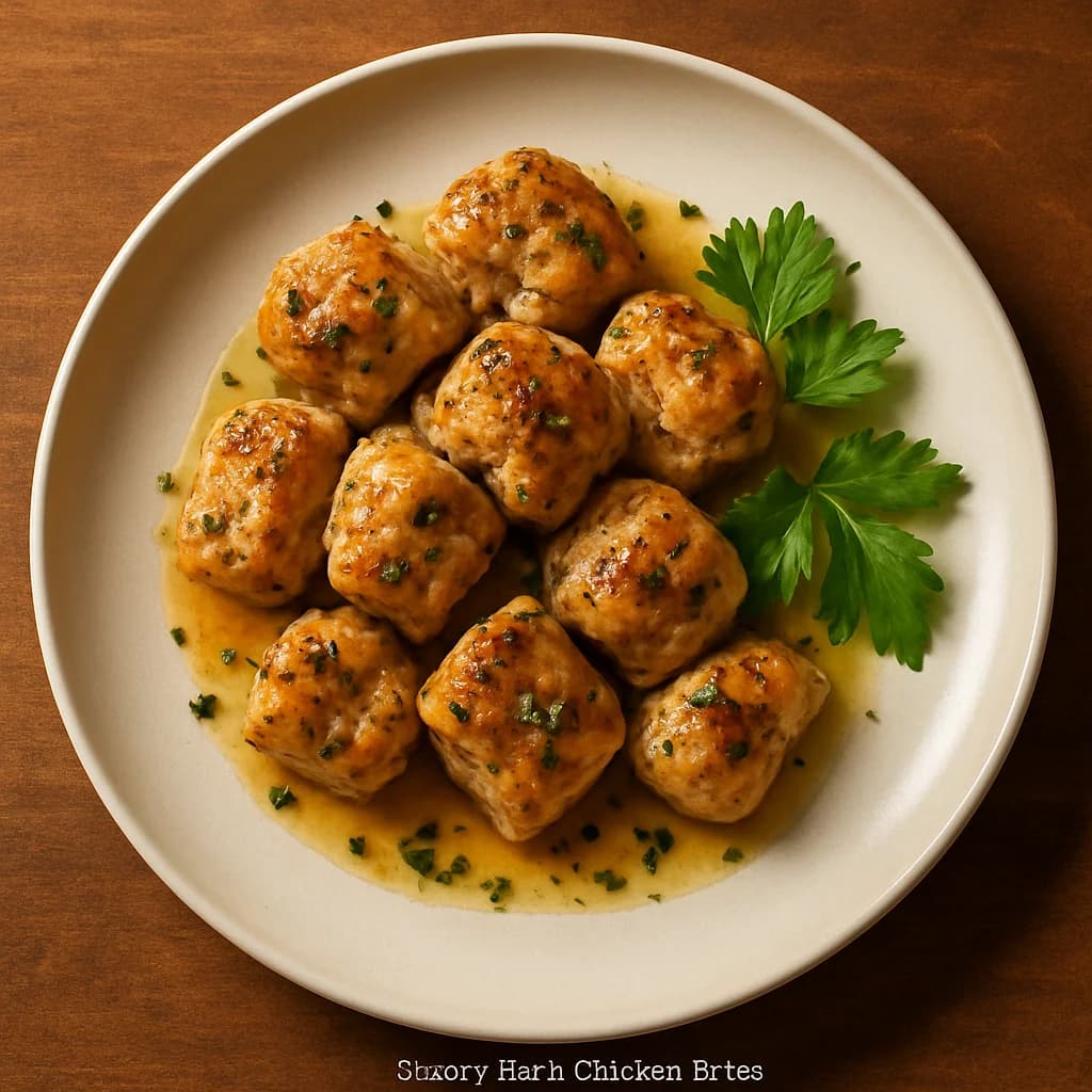 Savory Herb Chicken Bites recipe