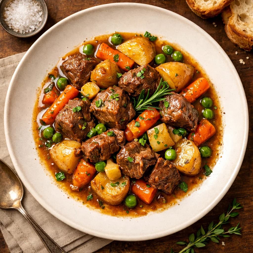 Savory Lamb Vegetable Stew recipe