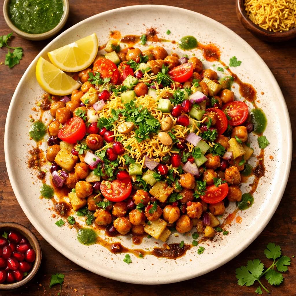 Spicy Chickpea Chaat Delight recipe
