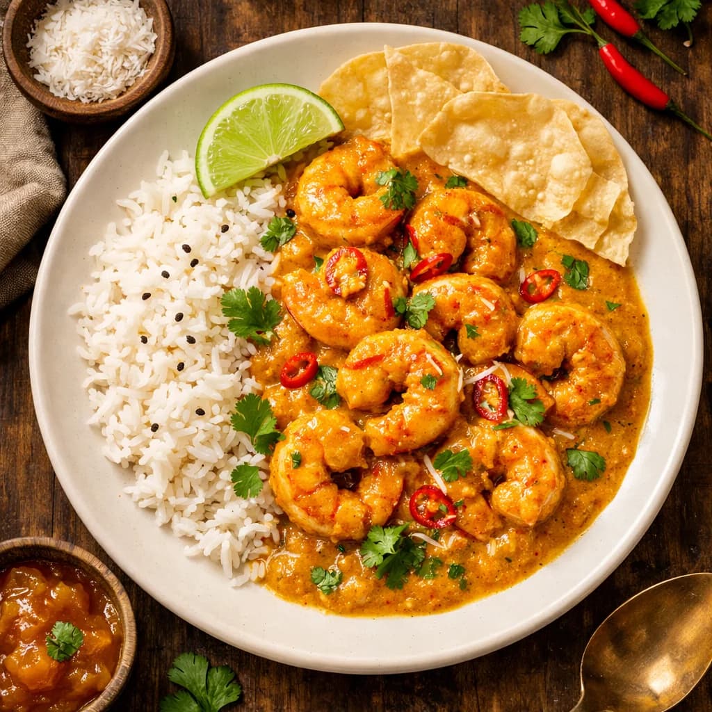 Succulent Prawn Coconut Curry recipe