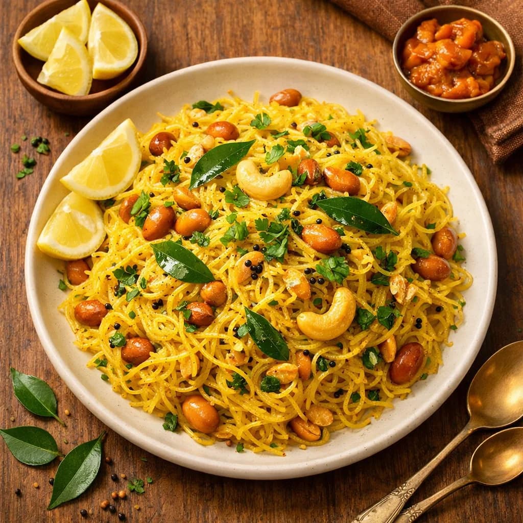 Tangy South Indian Lemon Vermicelli recipe