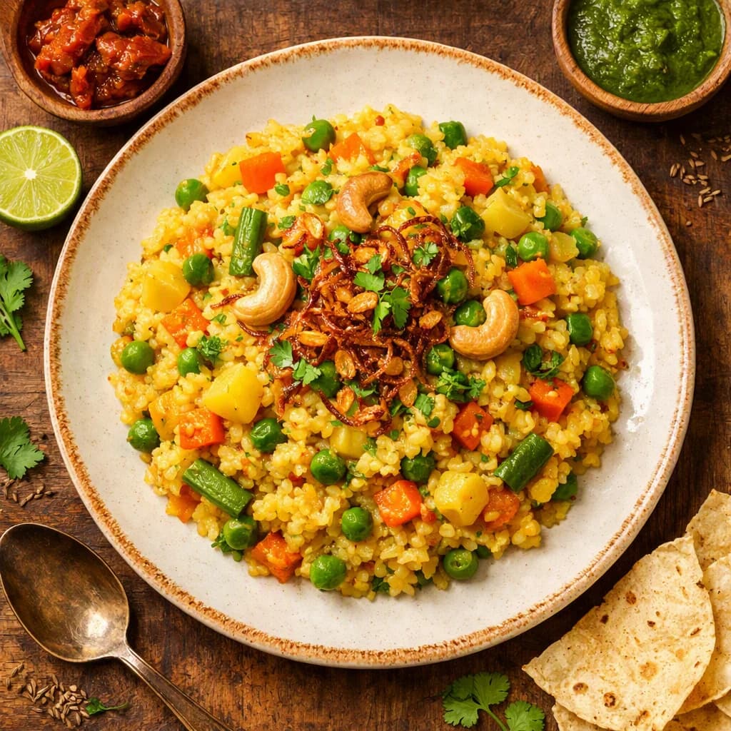Vegetable Khichdi recipe