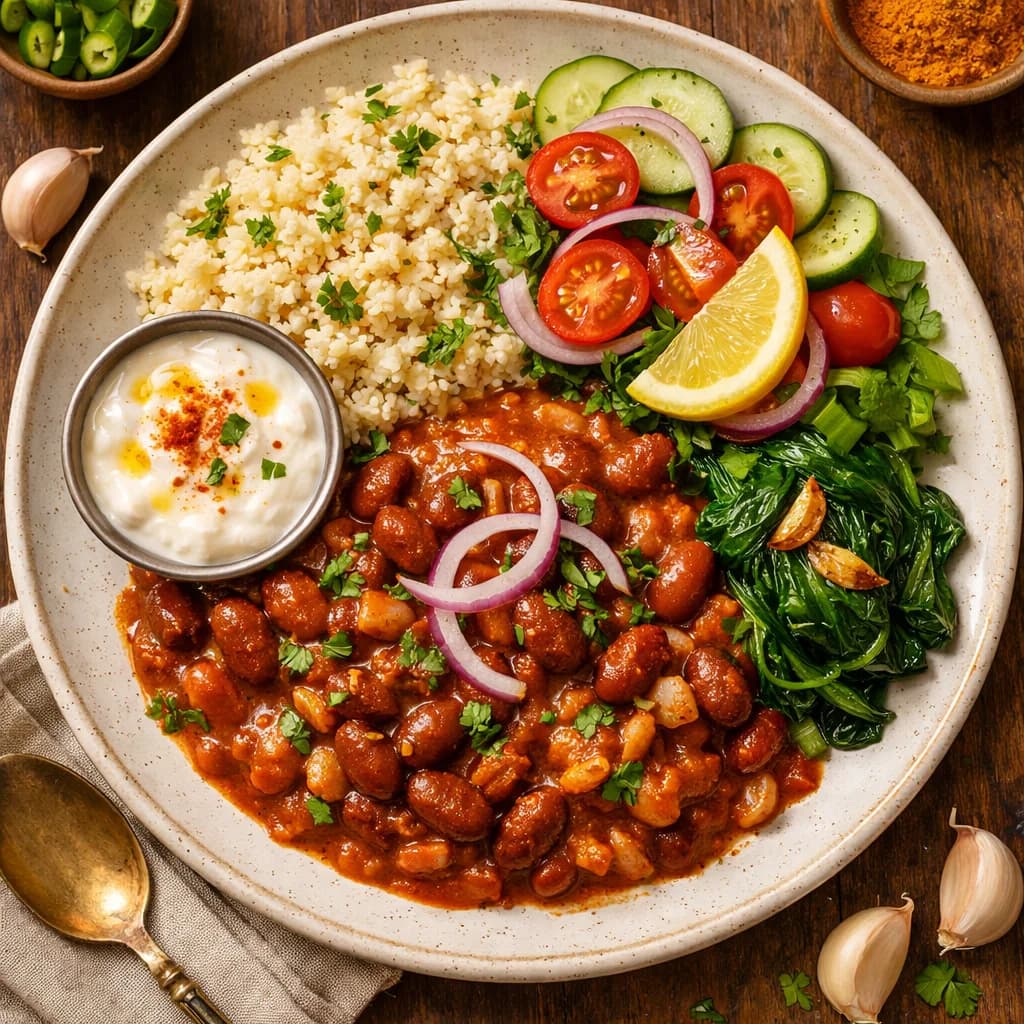 Wholesome Rajma-Garlic Millet Bowl recipe