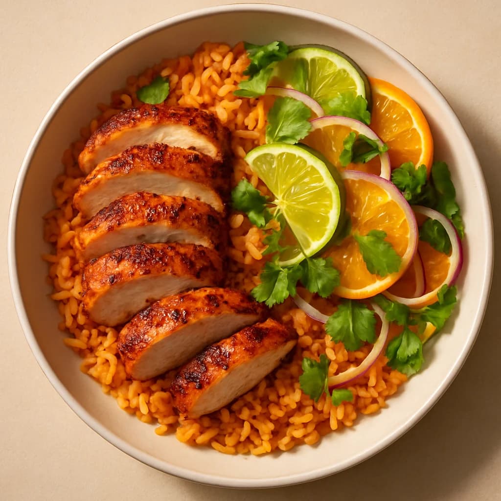 Zesty Chicken Rice Bowl recipe