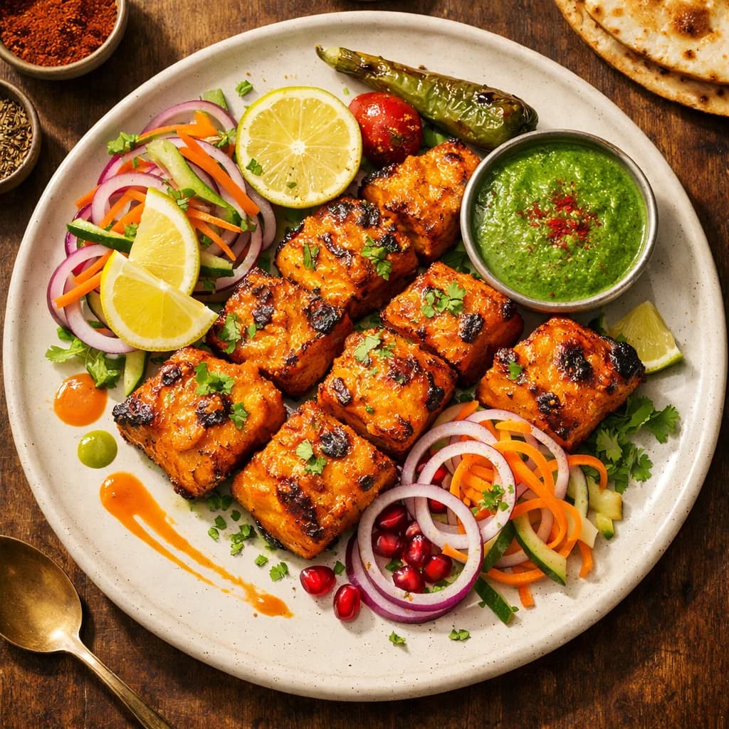 Zesty Fish Tikka Platter recipe