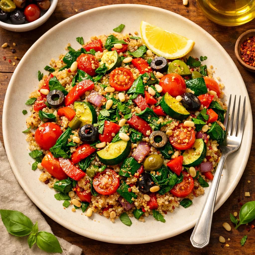 Zesty Italian Quinoa Stir Fry recipe