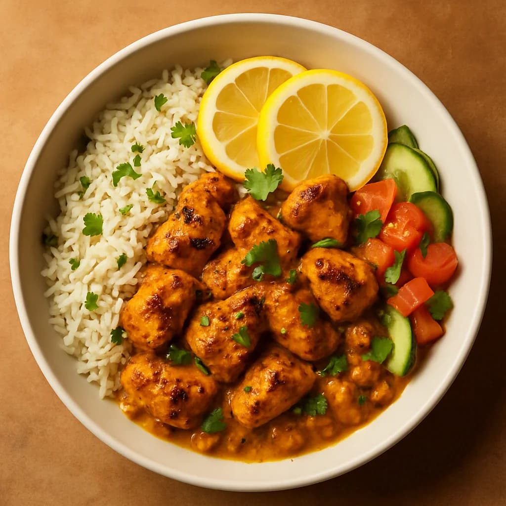 Zesty Lemon Chicken Rice Bowl recipe