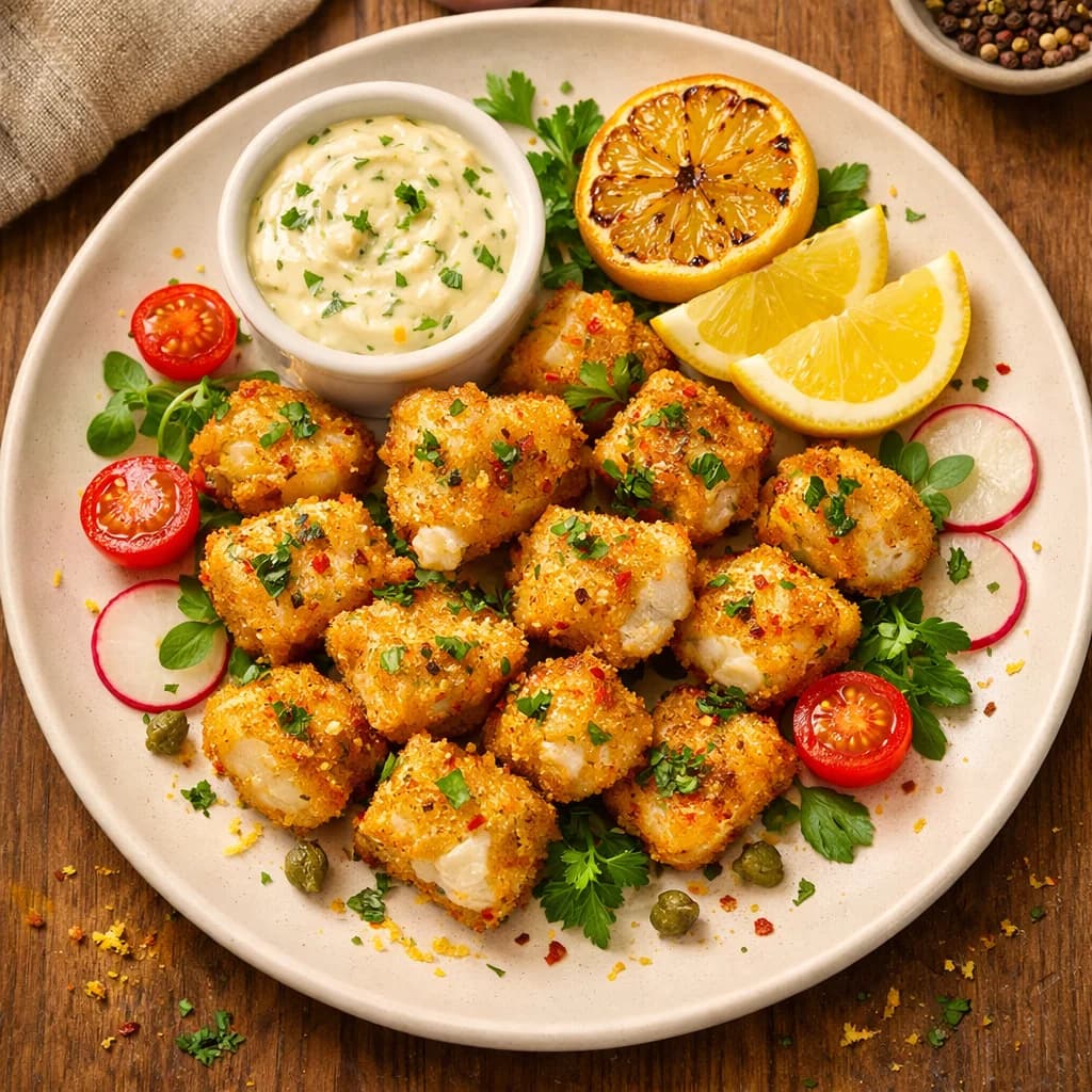 Zesty Lemon Herb Fish Bites recipe