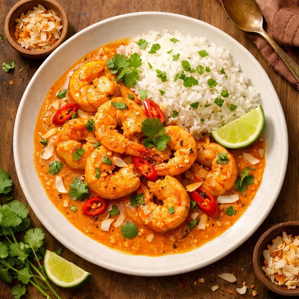 Zesty Prawn Coconut Curry recipe