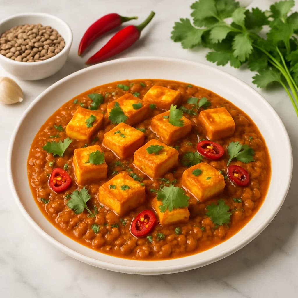 Wholesome Paneer and Lentil Curry recipe