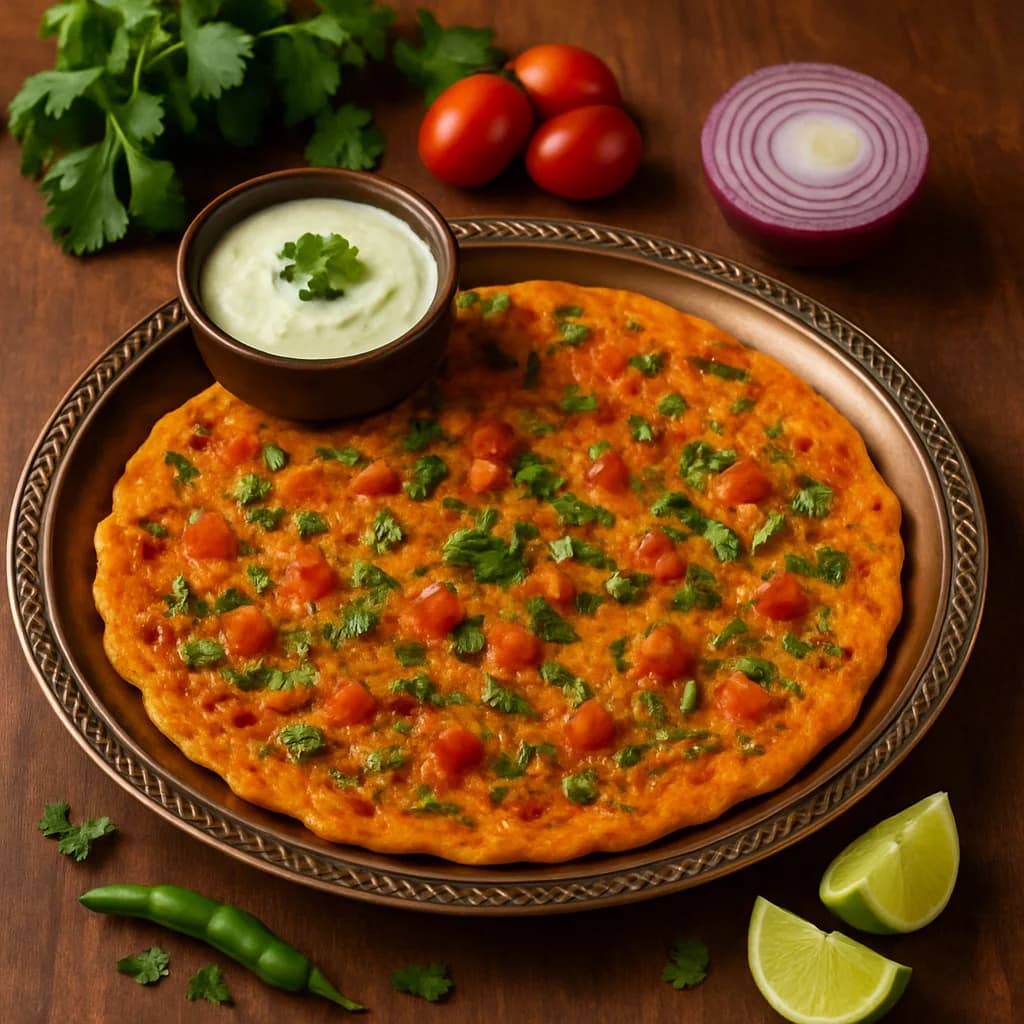 Wholesome Tandoori Masala Chilla recipe