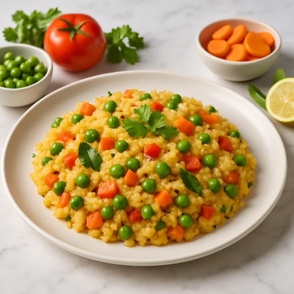 Wholesome Veggie Upma Delight recipe